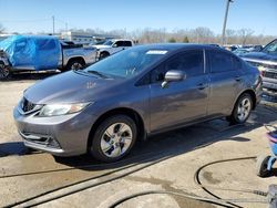 Salvage cars for sale from Copart Louisville, KY: 2014 Honda Civic LX