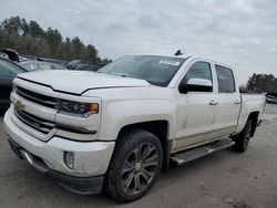 Salvage cars for sale from Copart Mendon, MA: 2017 Chevrolet Silverado K1500 LTZ