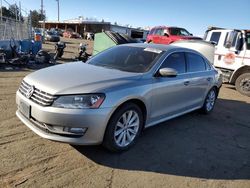 Salvage cars for sale at Denver, CO auction: 2013 Volkswagen Passat SEL