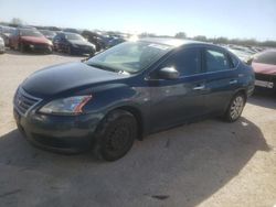 Salvage cars for sale at San Antonio, TX auction: 2015 Nissan Sentra S