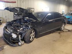 Salvage cars for sale at Franklin, WI auction: 2012 Mercedes-Benz S 550 4matic