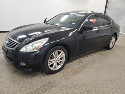 Salvage cars for sale at Wilmer, TX auction: 2013 Infiniti G37 Base