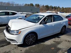 Salvage cars for sale from Copart Exeter, RI: 2016 Volkswagen Jetta Sport