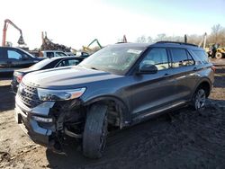 Salvage cars for sale from Copart Hillsborough, NJ: 2021 Ford Explorer XLT