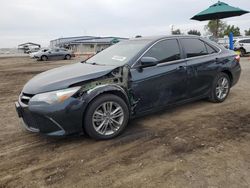 Salvage cars for sale from Copart San Diego, CA: 2017 Toyota Camry Hybrid