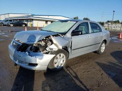 Salvage cars for sale from Copart San Diego, CA: 2006 Toyota Corolla CE