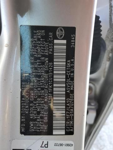 2012 Toyota Camry Base