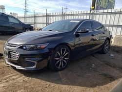 Salvage cars for sale at Chicago Heights, IL auction: 2017 Chevrolet Malibu LT