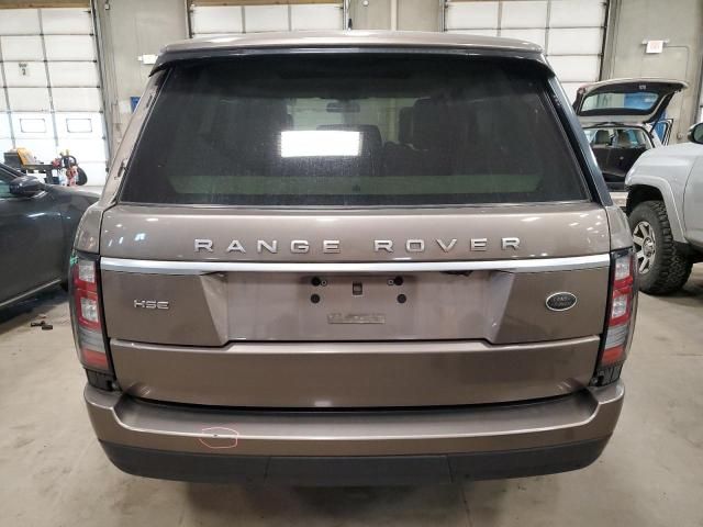 2016 Land Rover Range Rover HSE