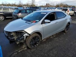 Salvage cars for sale at Woodburn, OR auction: 2015 Toyota Corolla L