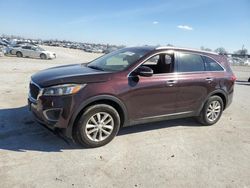 Salvage cars for sale at Sikeston, MO auction: 2016 KIA Sorento LX