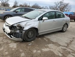 Salvage cars for sale from Copart Wichita, KS: 2006 Honda Civic LX