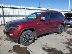 Jeep salvage cars for sale: 2018 Jeep Grand Cherokee Trailhawk