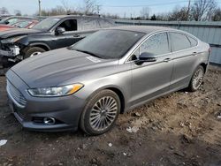 Salvage cars for sale at Hillsborough, NJ auction: 2014 Ford Fusion Titanium