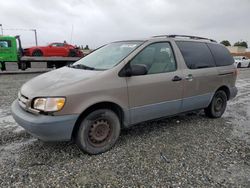 Salvage cars for sale at Mentone, CA auction: 1998 Toyota Sienna LE