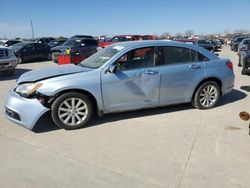 Salvage cars for sale at Grand Prairie, TX auction: 2013 Chrysler 200 Limited