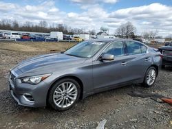 Salvage cars for sale at Hillsborough, NJ auction: 2021 Infiniti Q50 Luxe