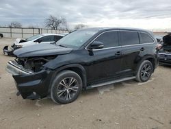 Salvage cars for sale from Copart Haslet, TX: 2016 Toyota Highlander XLE