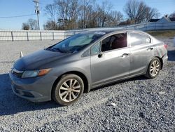 Salvage cars for sale from Copart Gastonia, NC: 2012 Honda Civic EX