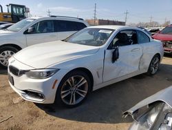 Salvage cars for sale from Copart Chicago Heights, IL: 2018 BMW 430XI