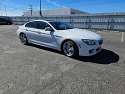 Vehiculos salvage en venta de Copart Phoenix, AZ: 2014 BMW 640 I Gran Coupe