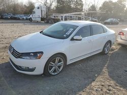 Salvage cars for sale at Madisonville, TN auction: 2014 Volkswagen Passat SEL