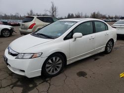 Salvage cars for sale from Copart Woodburn, OR: 2010 Honda Civic EX