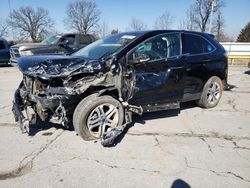 Salvage cars for sale at Rogersville, MO auction: 2018 Ford Edge Titanium