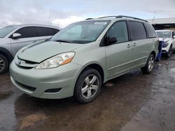 Salvage cars for sale from Copart Brighton, CO: 2006 Toyota Sienna LE