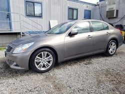 Carros salvage a la venta en subasta: 2010 Infiniti G37 Base