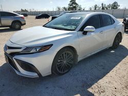 Salvage cars for sale at Houston, TX auction: 2021 Toyota Camry XSE