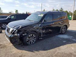 Salvage cars for sale at Gaston, SC auction: 2018 Nissan Armada SV