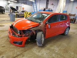 Salvage cars for sale at Wheeling, IL auction: 2016 Chevrolet Sonic LT