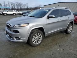 Jeep salvage cars for sale: 2016 Jeep Cherokee Overland