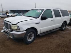 Ford salvage cars for sale: 2002 Ford Excursion XLT