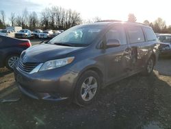 Toyota Sienna LE salvage cars for sale: 2011 Toyota Sienna LE