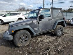 Salvage cars for sale from Copart Hillsborough, NJ: 2016 Jeep Wrangler Sport