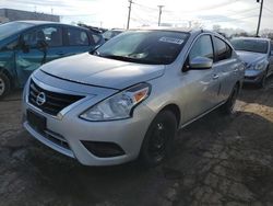 Salvage cars for sale at Chicago Heights, IL auction: 2016 Nissan Versa S