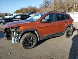 Jeep Cherokee salvage cars for sale: 2016 Jeep Cherokee Trailhawk