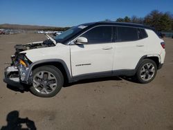 Salvage cars for sale from Copart Brookhaven, NY: 2018 Jeep Compass Limited