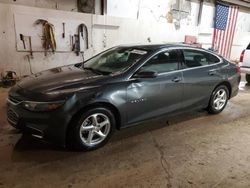 Salvage cars for sale from Copart Casper, WY: 2017 Chevrolet Malibu LS