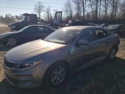 KIA salvage cars for sale: 2016 KIA Optima LX