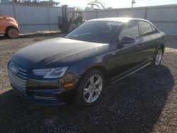 Salvage cars for sale at auction: 2018 Audi A4 Premium