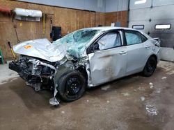 Salvage cars for sale at Kincheloe, MI auction: 2017 Toyota Corolla L