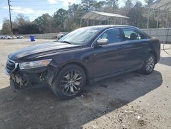 Salvage cars for sale at Savannah, GA auction: 2013 Ford Taurus Limited
