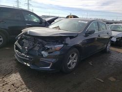 Salvage cars for sale at Elgin, IL auction: 2018 Chevrolet Malibu LS