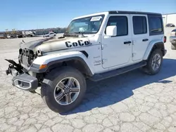 Salvage cars for sale at Kansas City, KS auction: 2020 Jeep Wrangler Unlimited Sahara
