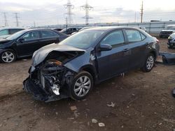 Toyota Corolla L salvage cars for sale: 2015 Toyota Corolla L