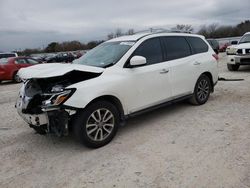 Salvage cars for sale at San Antonio, TX auction: 2015 Nissan Pathfinder S
