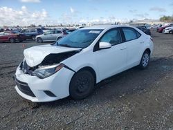 Salvage cars for sale from Copart Sacramento, CA: 2015 Toyota Corolla L